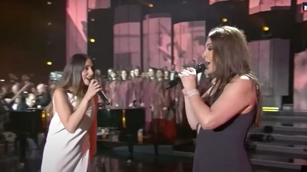 بالفيديو: اليسا مفاجأة حفل “ليلة أمل” مع هبة طوجي وأسامة الرحباني