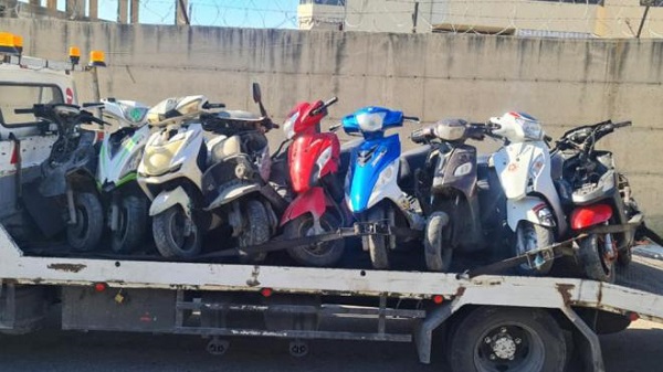 في عرمون.. ضبط مستودع درّاجات آلية مسروقة!