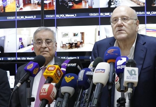 ميقاتي: دقة ومهنية تجري فيها العملية الانتخابية رغم صعوبة الوضع