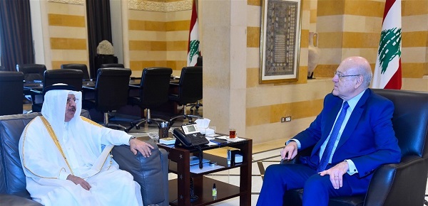 سفير قطر زار ميقاتي: نحن على مستوى واحد من كل الأطراف في لبنان