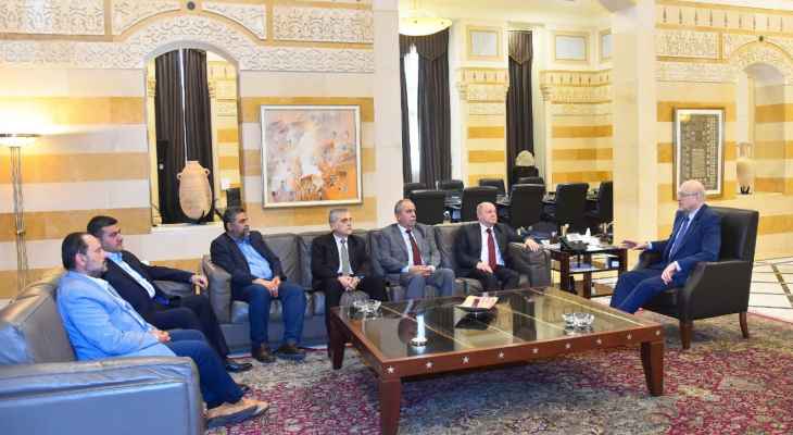 ميقاتي والأسمر بحثا واقع الحد الأدنى للأجور في القطاعين العام والخاص