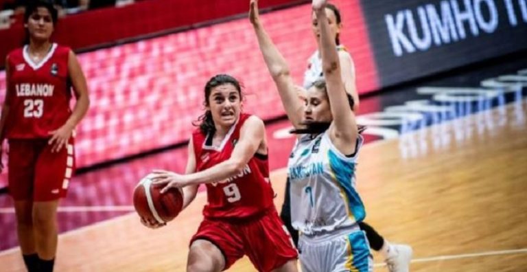 فوز لبنان على كازاخستان في بطولة آسيا