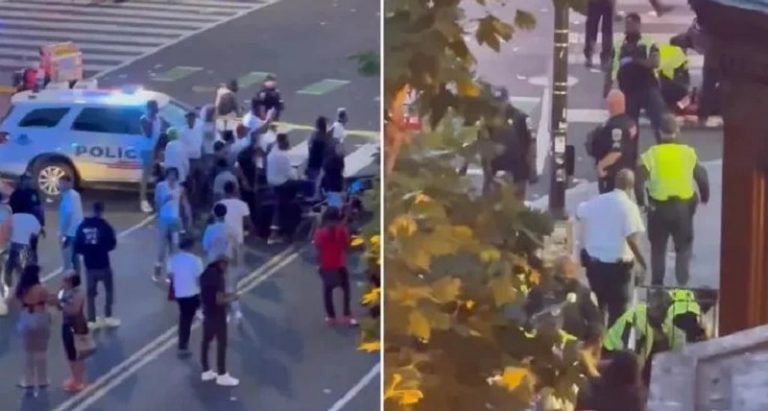 بالفيديو: قتيل وعدة إصابات بإطلاق نار في واشنطن