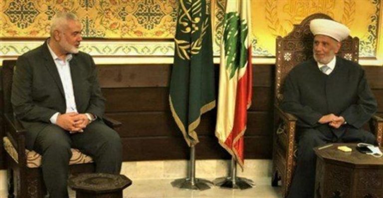 هنيّة من دار الفتوى: استقرار لبنان قوّة لفلسطين