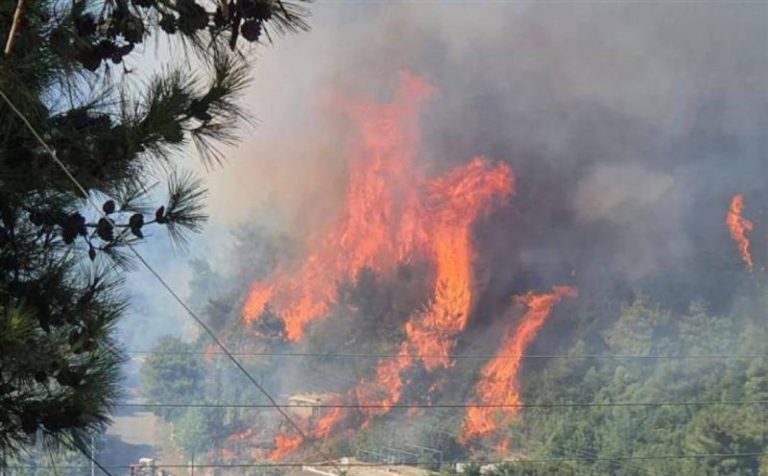 حريق كبير في بلدة كفرفيلا لليوم الثاني على التوالي