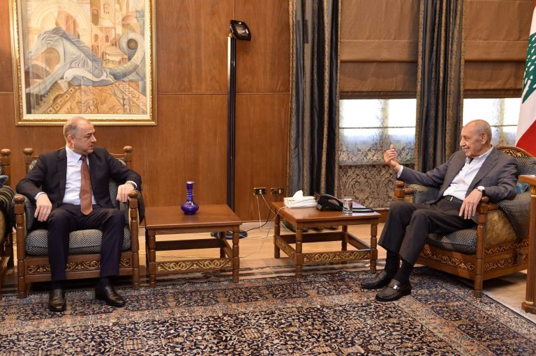 بري عرض الاوضاع العامة مع ابو صعب