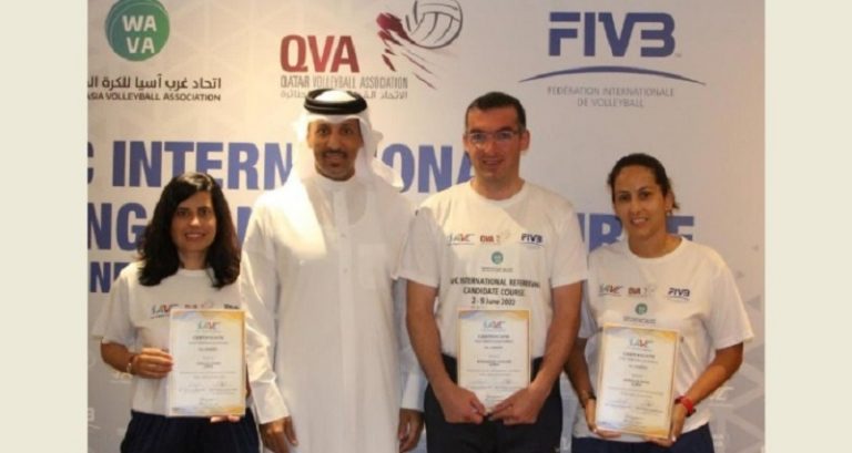 ثلاثة حكام دوليين لبنانيين جدد بالكرة الطائرة