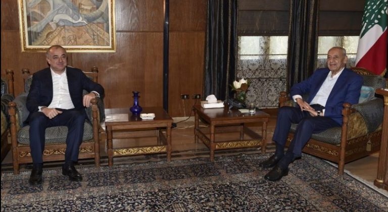 بري عرض الأوضاع العامة مع أبو صعب