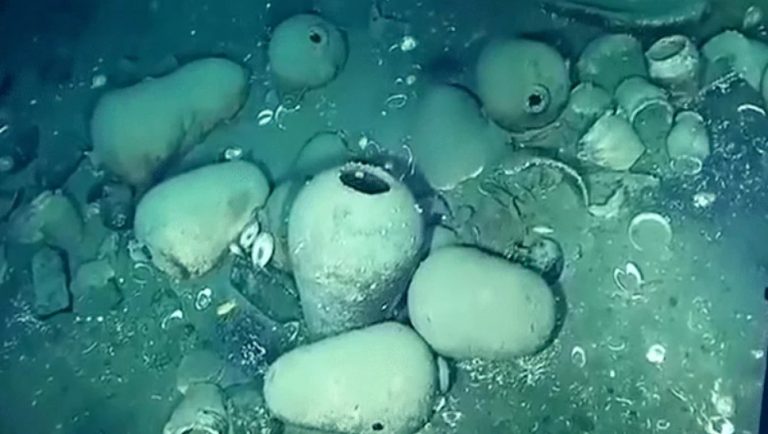 بالفيديو: اكتشاف كنز بعمر مئات السنوات في قاع البحر!