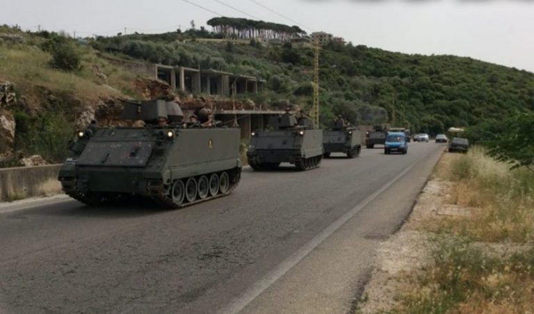 الجيش: توقيف 310 أشخاص في أيار للتورّط بجرائم متعددة