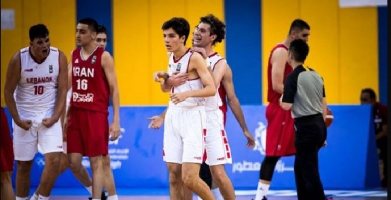 خسارة لبنان امام ايران في بطولة آسيا لكرة السلة