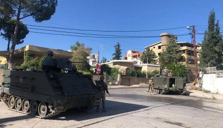 استشهاد عسكري بعد اشتباكات للجيش مع مطلوبين في حي الشراونة