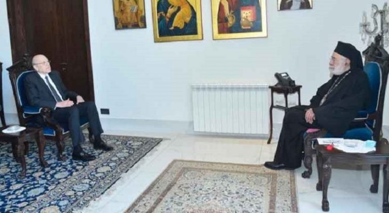 ميقاتي زار المطران عودة: سأزور عون في اليومين المقبلين