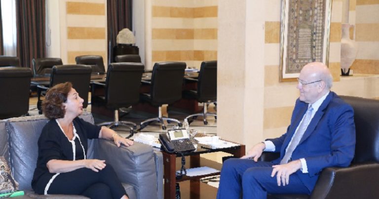 ميقاتي عرض مع عساكر نتائج زيارة وفد البنك الدولي