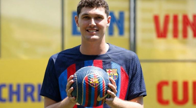 بالفيديو: برشلونة يقدم لاعبه الجديد أندرياس كريستنسن