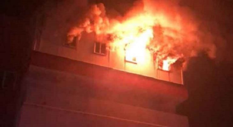 بالفيديو: حريق في مستشفى اطباء بلا حدود في برالياس