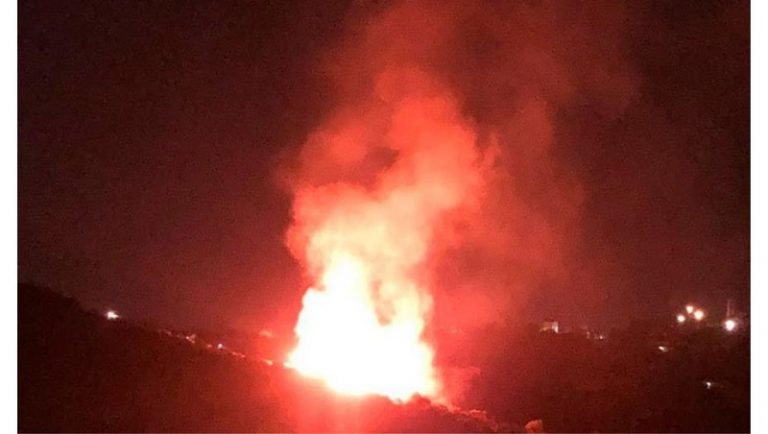 بالفيديو: حريق كبير في بنت جبيل