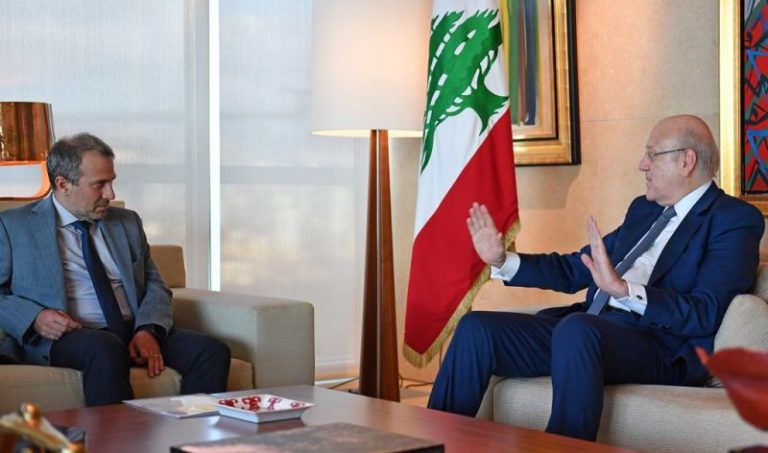 ميقاتي الى بعبدا خالي الوفاض.. وباسيل يدرس خياراته الرئاسية وعون