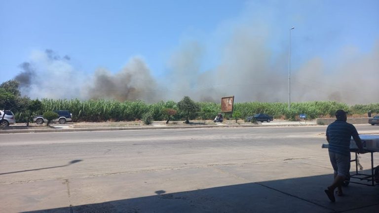 حريق كبير في منطقة سقي التبانة – طرابلس