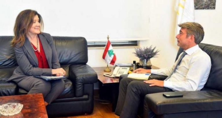 شيا التقت فياض: العمل جارٍ لتمكين لبنان من تنفيذ عقود الغاز