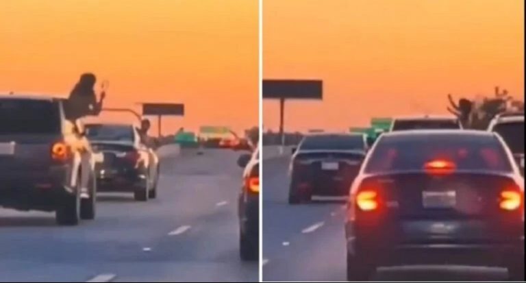 بالفيديو: مطاردة نسائية بسيارتين تنتهي بحادث مروّع!