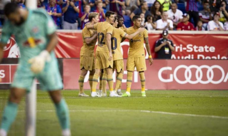 برشلونة يهزم نيويورك ريد بولز في ختام جولته الأميركية