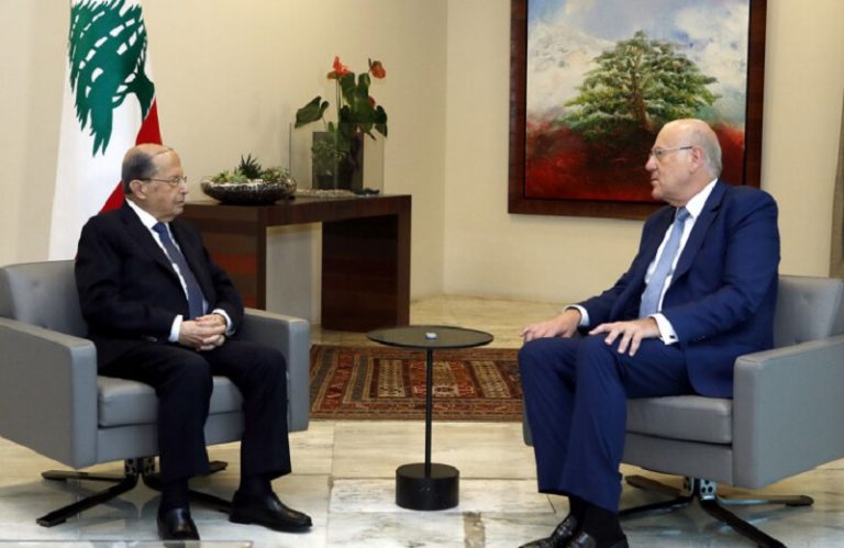 لقاء عون ـ ميقاتي: أجواء إيجابية وانفتاح على النقاش