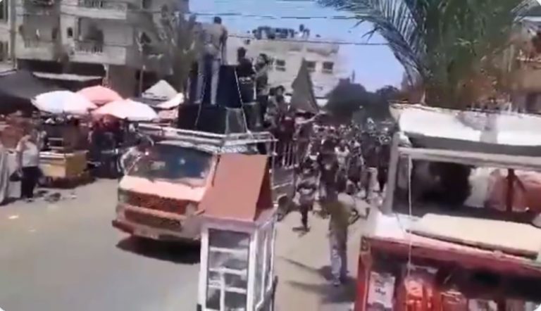 بالفيديو: تشييع حاشد للقيادي خالد منصور