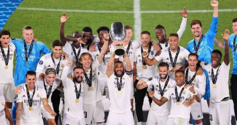 ريال مدريد يهزم فرانكفورت ويتوج بلقب السوبر الأوروبي