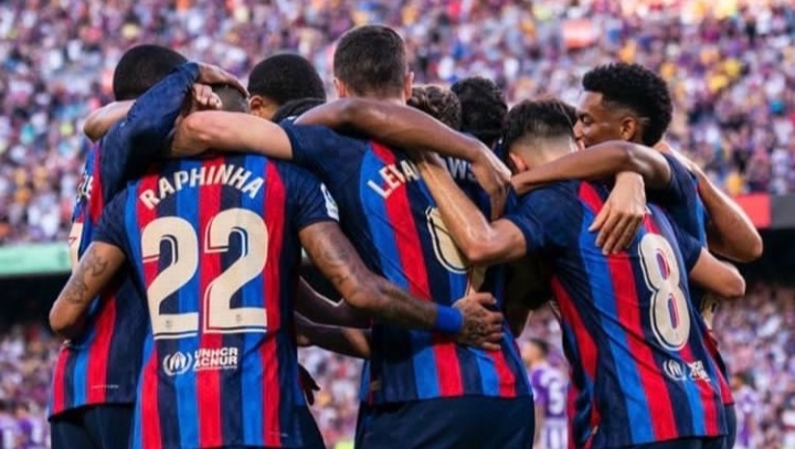 برشلونة يسجل رباعية نظيفة