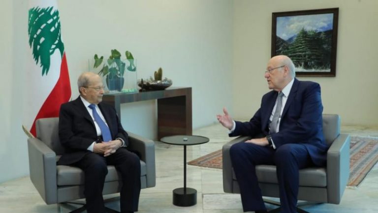 ميقاتي لن يعطي عون أوراقاً يمكن أن يستثمرها باسيل