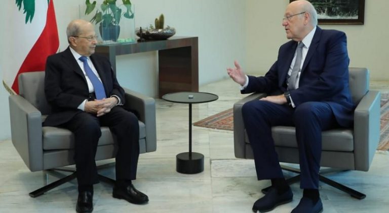 3 ملفات حضرت على طاولة عون – ميقاتي.. ما هي؟