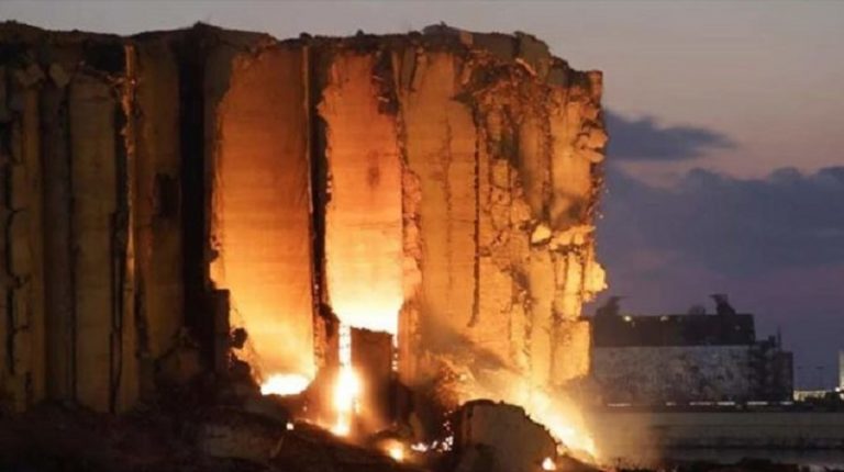 حريق المرفأ يتجدد