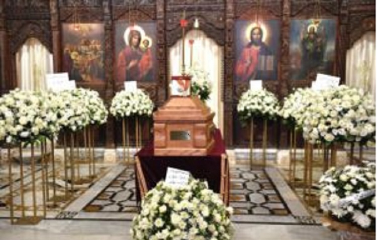 جثمان مكاري في البلمند