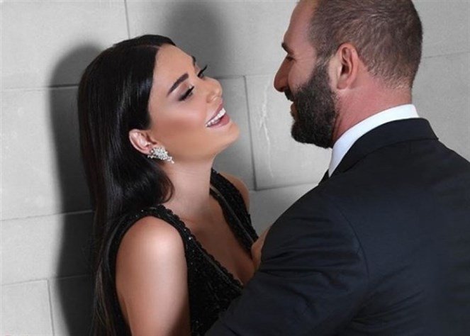 سيرين عبد النّور تحتفل بعيد ميلاد زوجها