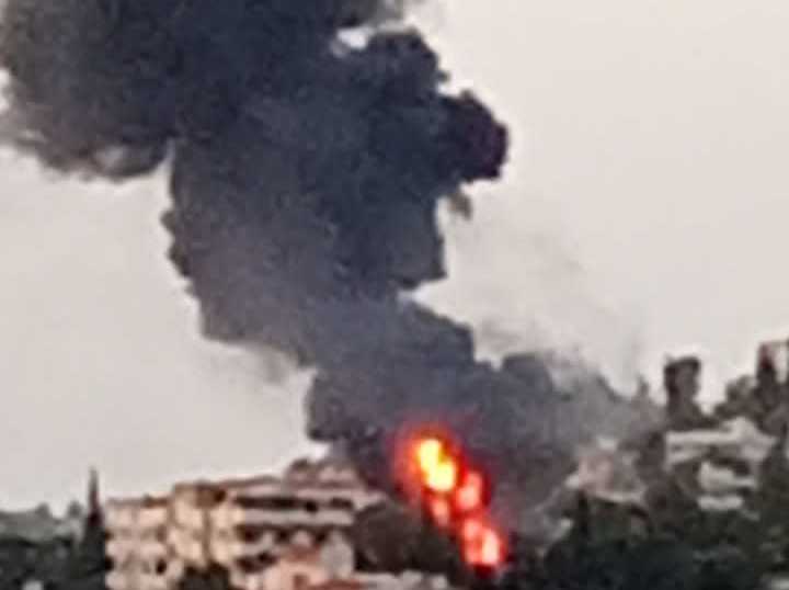 بالصور والفيديو: انفجار في خزانات الوقود في مزبود- الشوف