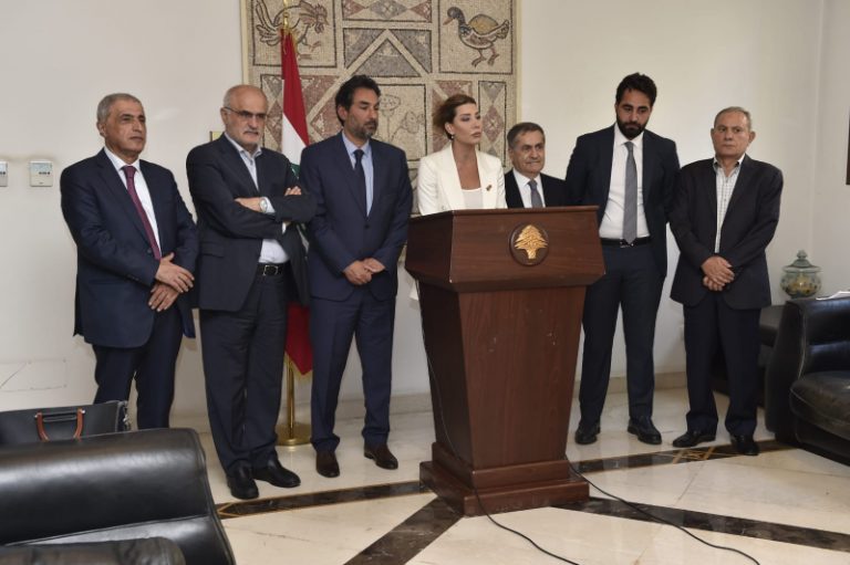 كتلة التنمية والتحرير النيابية تلتقي وفداً من نواب التغيير