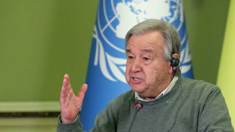 غوتيريش: ثلث سكان العالم بخطر