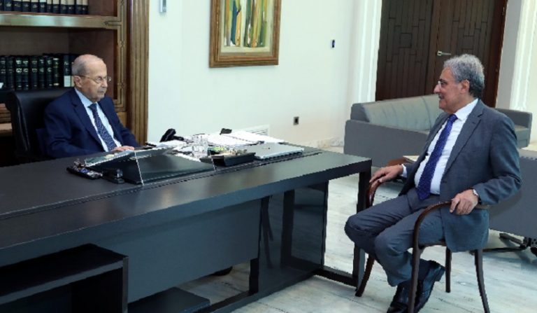 خوري أطلع عون على إعادته مرسوم التشكيلات القضائية