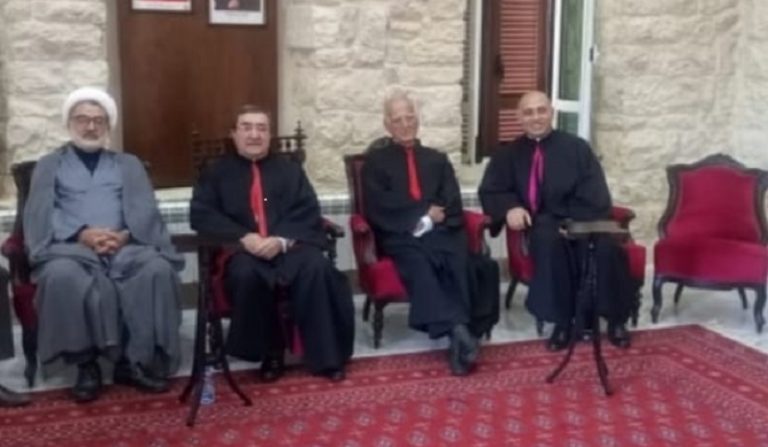 وفد تعزية لحزب الله في البترون