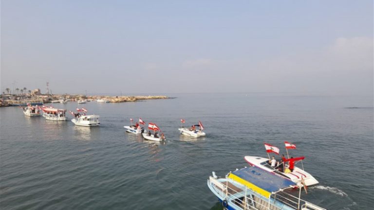 بالصور: مراكب بحرية من طرابلس نحو الناقورة