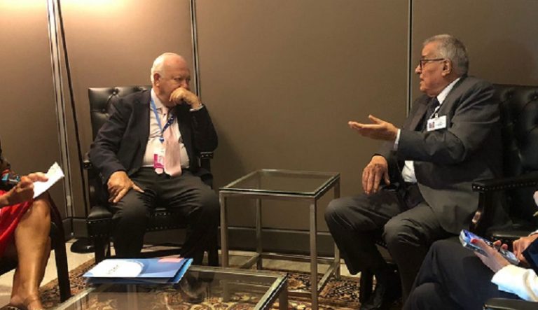 بالصور: بو حبيب يبحث في نيويورك ملف النازحين واليونيفيل