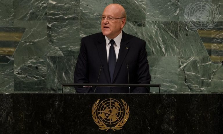 ميقاتي من نيويورك: لإعادة عقد مؤتمر أصدقاء لبنان