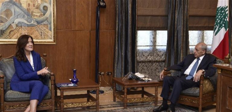 بري يعرض الأوضاع العامة مع شيا