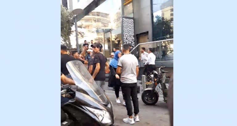 بالفيديو: هذا ما حصل على تقاطع المشرفية ـ مار مخايل