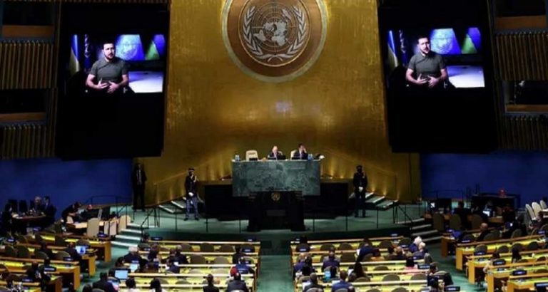 زيلينسكي: لمعاقبة روسيا بحرمانها “الفيتو”