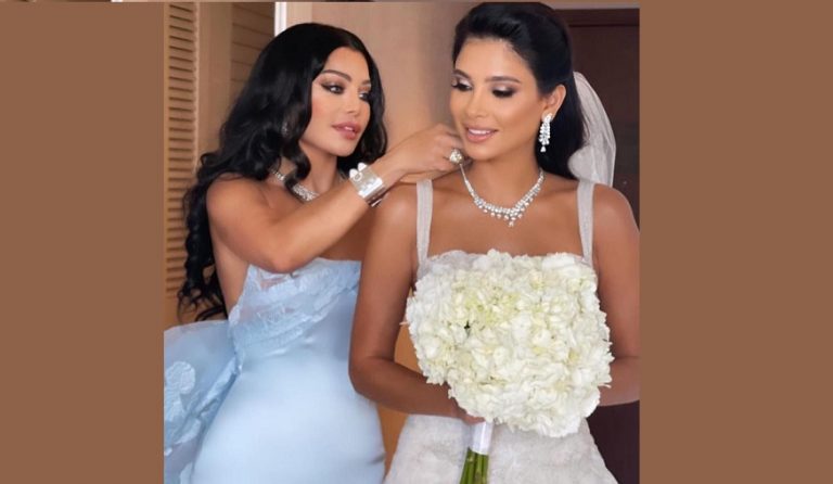 بالصور: هيفا وهبي تحتفل بزفاف شقيقتها