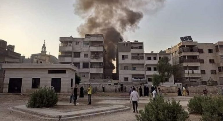 مقتل طاقم مروحية عسكرية سورية بعد سقوطها