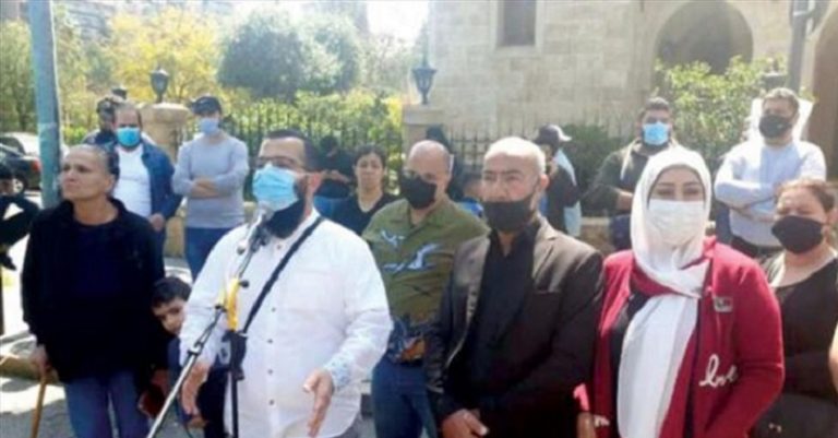 إعتصام لأهالي الموقوفين في السجون