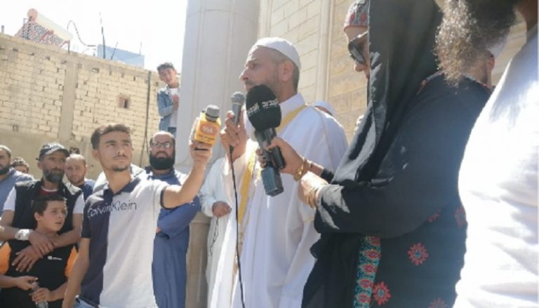 إعتصام لأهالي بلدة عرسال